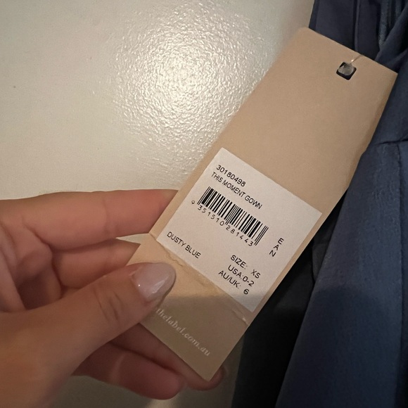 Keepsake This Moment Gown in Dusty Blue - Picture 5 of 5